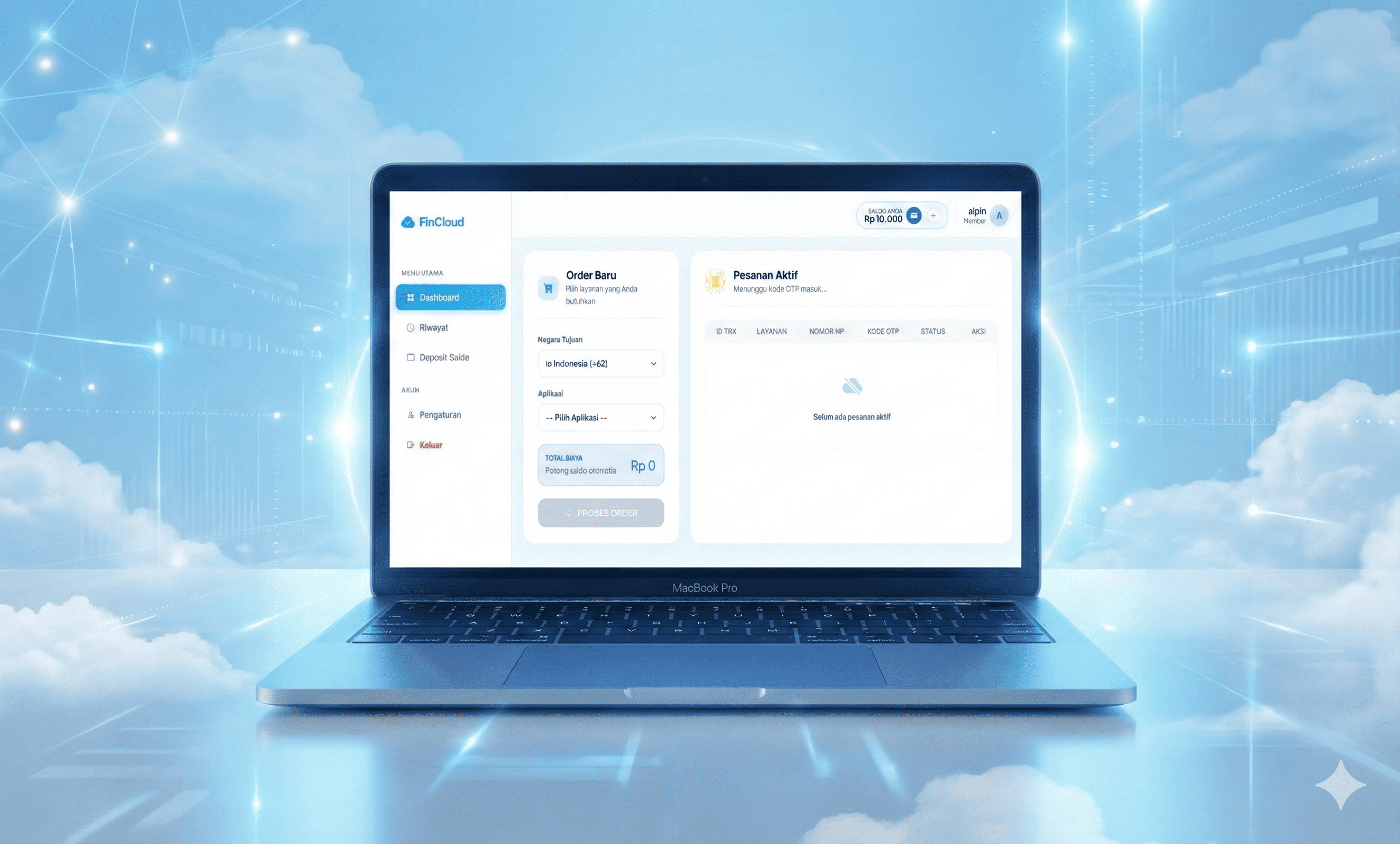 Dashboard FinCloud